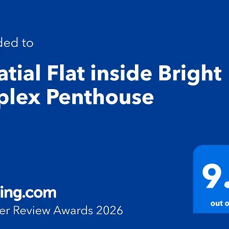 Palatial Flat Inside Bright Duplex Penthouse